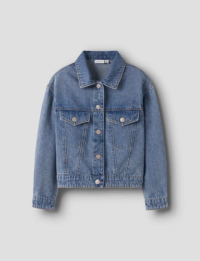 name it - NKFMILA DNM JACKET 8510-ZA NOOS - jeansjacken - medium blue denim - 0