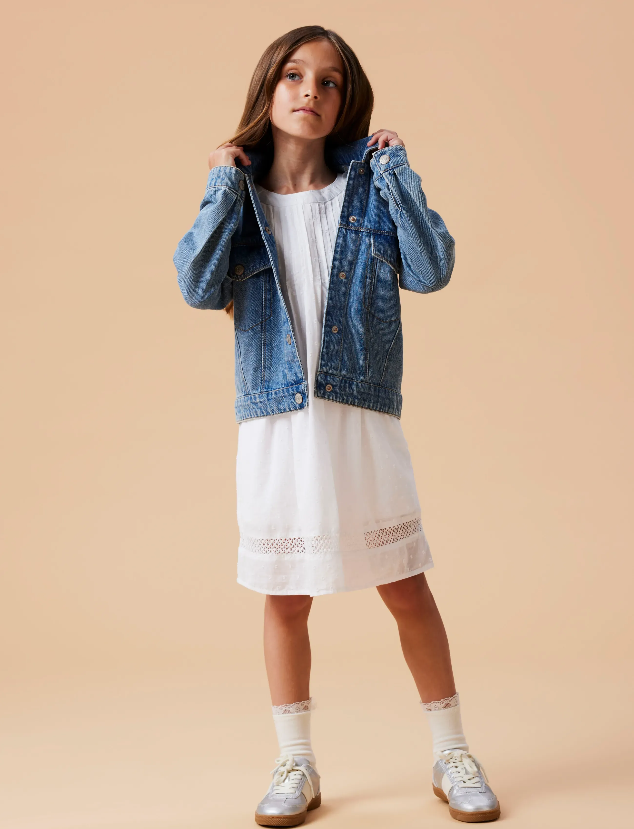 name it - NKFMILA DNM JACKET 8510-ZA NOOS - jeansjacken - medium blue denim - 4