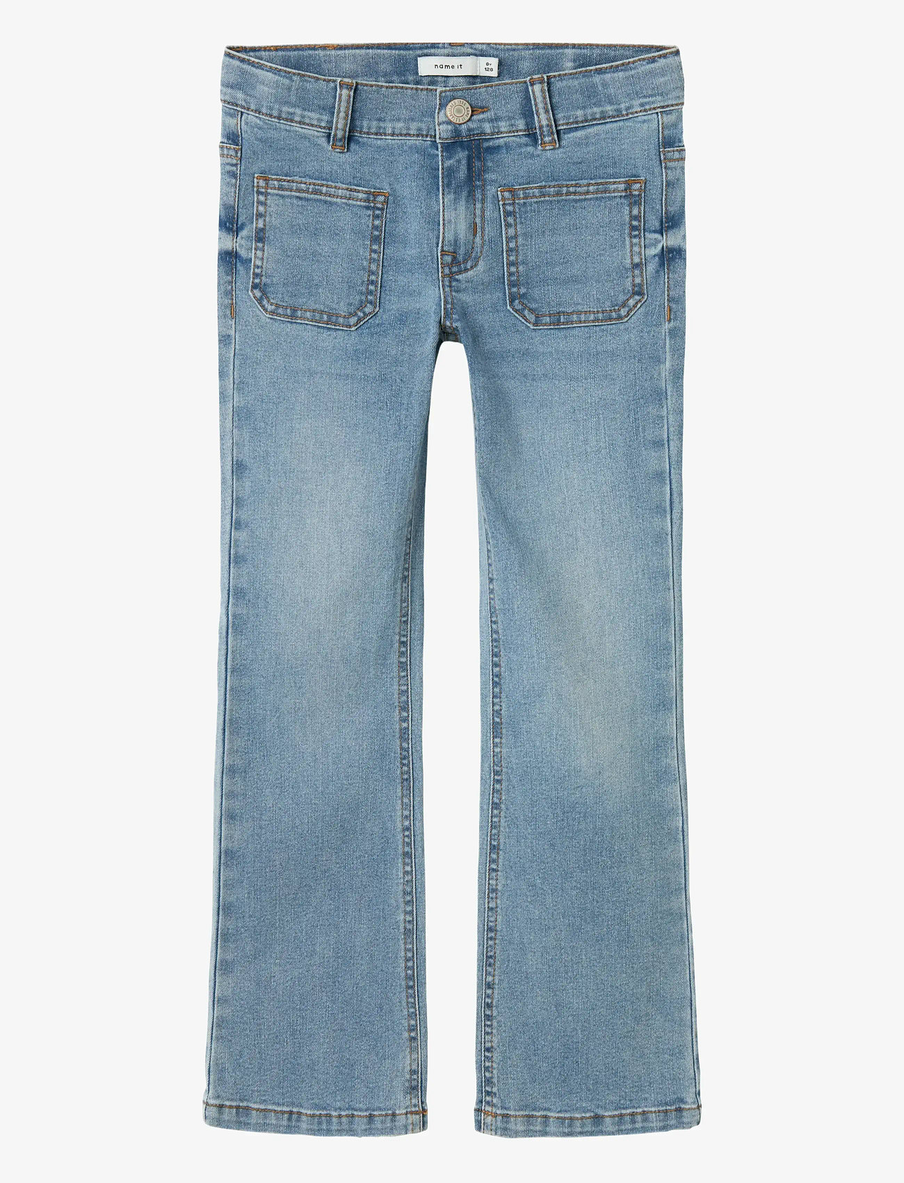 name it - NKFPOLLY SKINNY BOOT JEANS 7563-QT K - bootcut jeans - light blue denim - 1