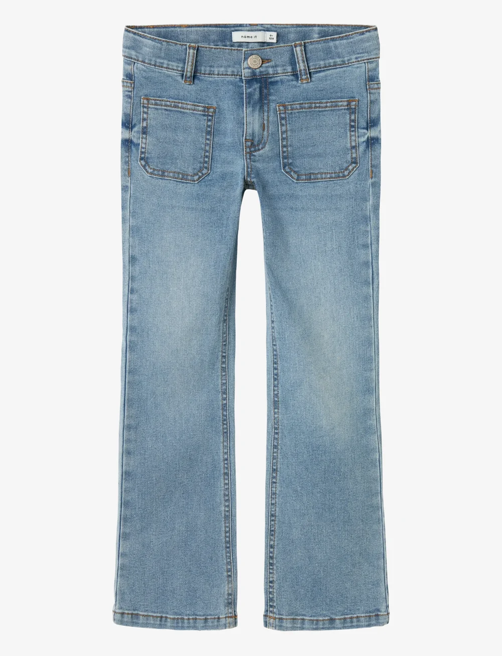 name it - NKFPOLLY SKINNY BOOT JEANS 7563-QT K - bootcut džinsi - light blue denim - 1