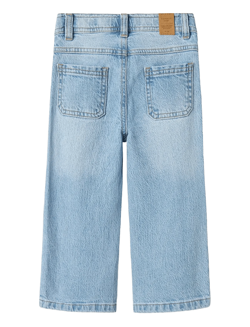 name it - NMFSALLI WIDE JEANS 5394-TK T - brede jeans - light blue denim - 2