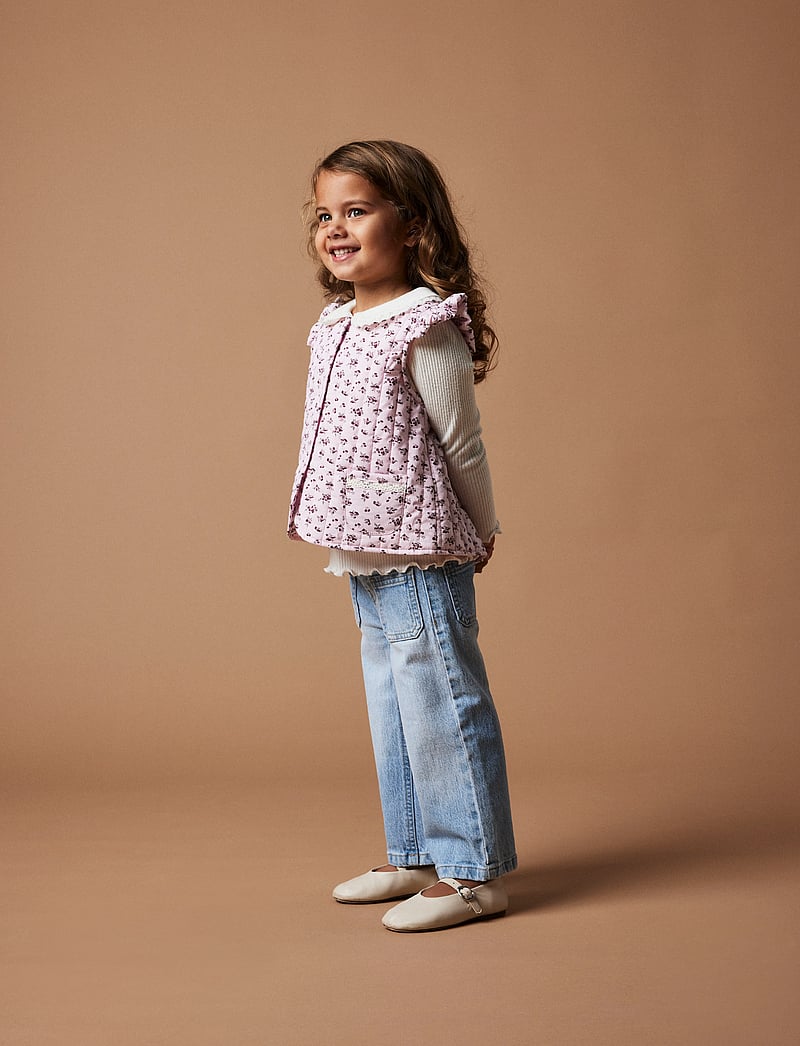 name it - NMFSALLI WIDE JEANS 5394-TK T - brede jeans - light blue denim - 0