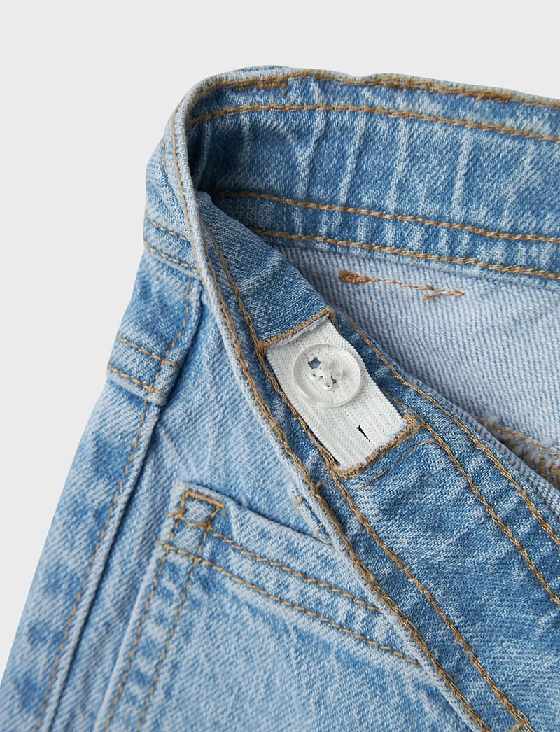 name it - NMFSALLI WIDE JEANS 5394-TK T - brede jeans - light blue denim - 3