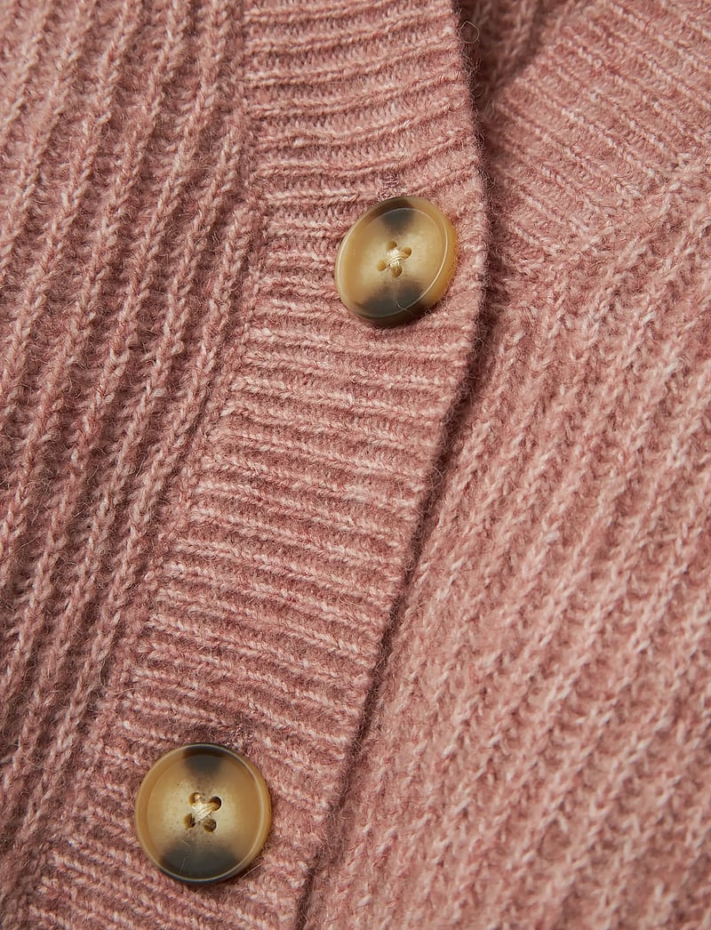 name it - NKFHOLLY BOXY SHORT KNIT CARD NOOS - susegamieji megztiniai - deauville mauve - 2