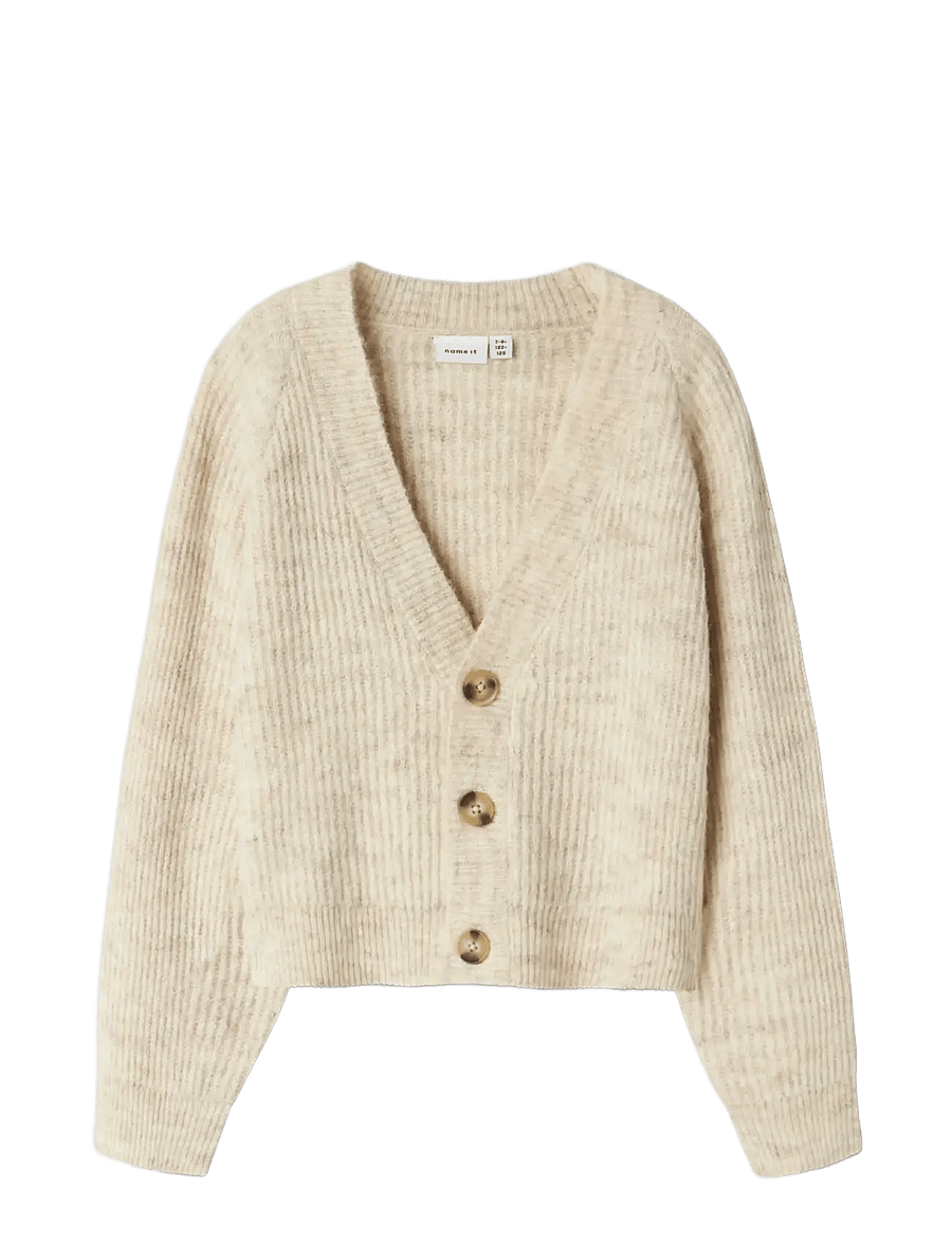 name it - NKFHOLLY BOXY SHORT KNIT CARD NOOS - cardigans - pure cashmere - 0