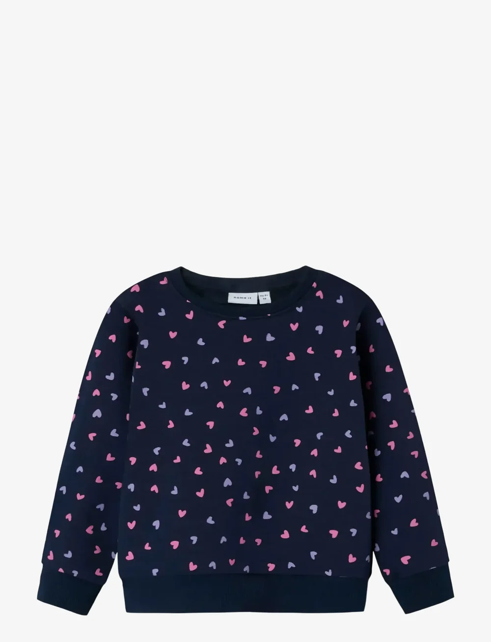 name it - NMFDAVINA LS SWEAT FLEECE BRU NOOS - dressipluusid - dark sapphire - 0