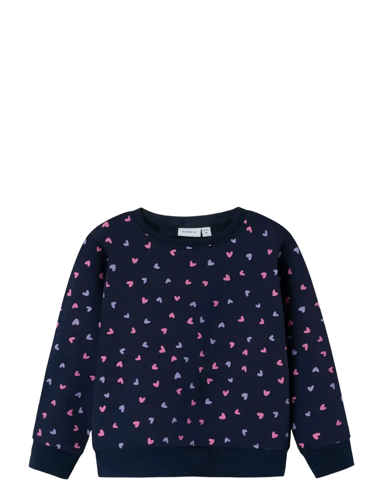 name it NMFDAVINA LS SWEAT FLEECE BRU NOOS - Sweatshirts - DARK SAPPHIRE / navy