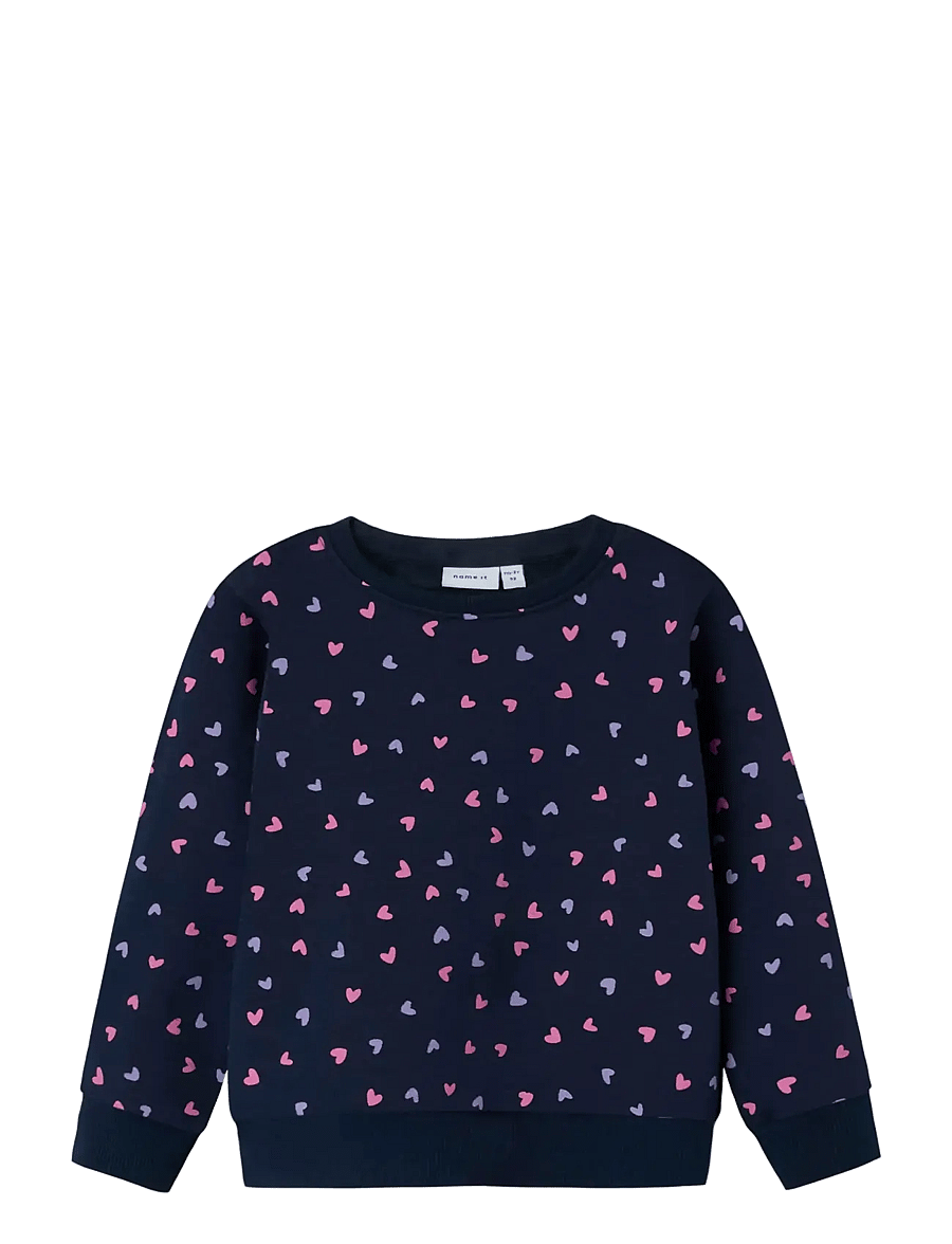 name it - NMFDAVINA LS SWEAT FLEECE BRU NOOS - sweat-shirt - dark sapphire - 0