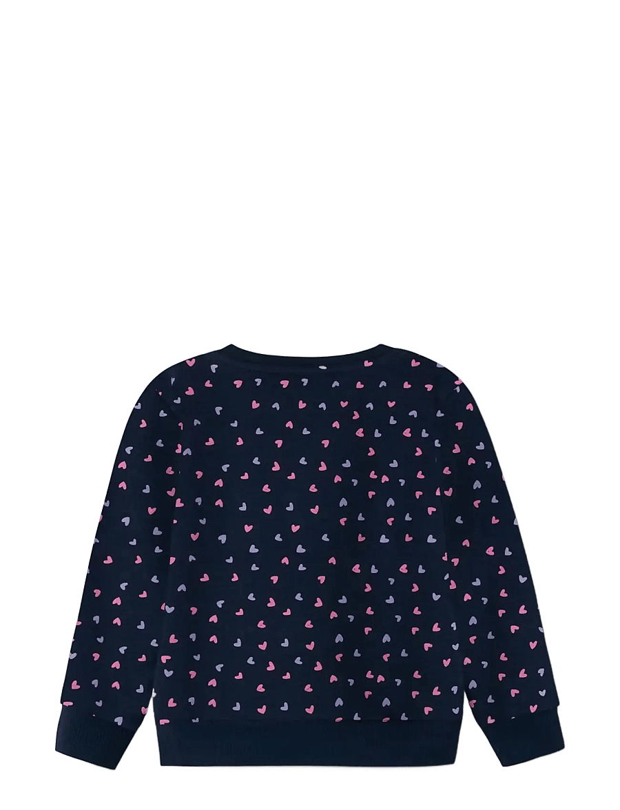 name it - NMFDAVINA LS SWEAT FLEECE BRU NOOS - sweat-shirt - dark sapphire - 1