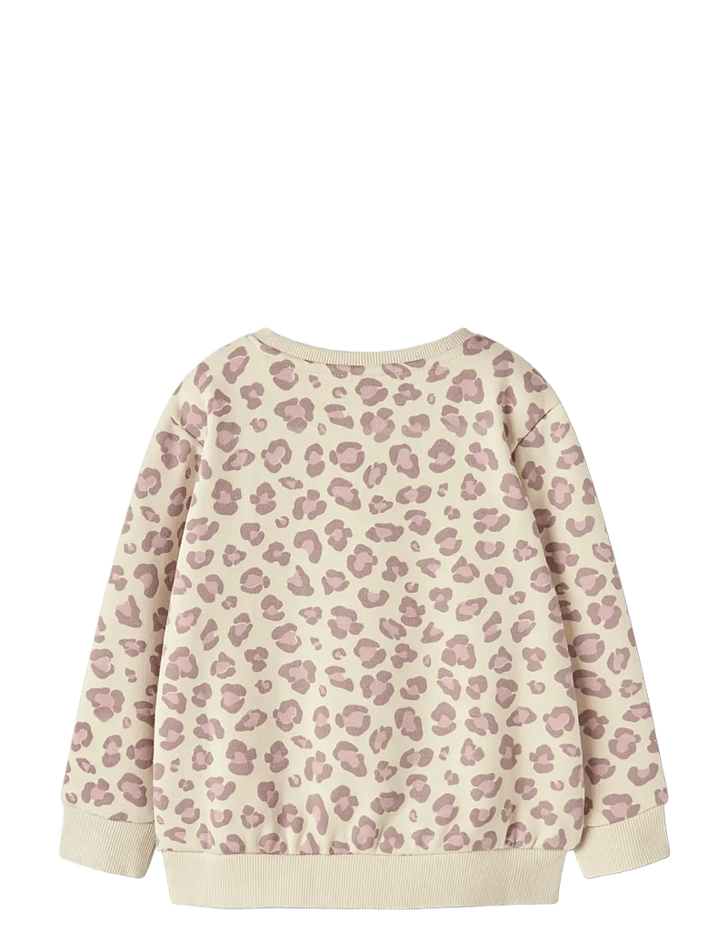 name it - NMFDAVINA LS SWEAT FLEECE BRU NOOS - sporta džemperi - summer sand - 1