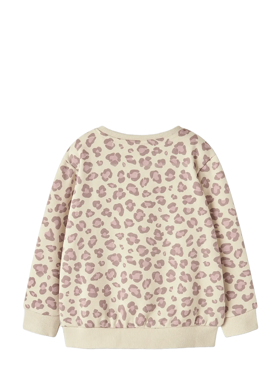 name it - NMFDAVINA LS SWEAT FLEECE BRU NOOS - sweatshirts - summer sand - 1