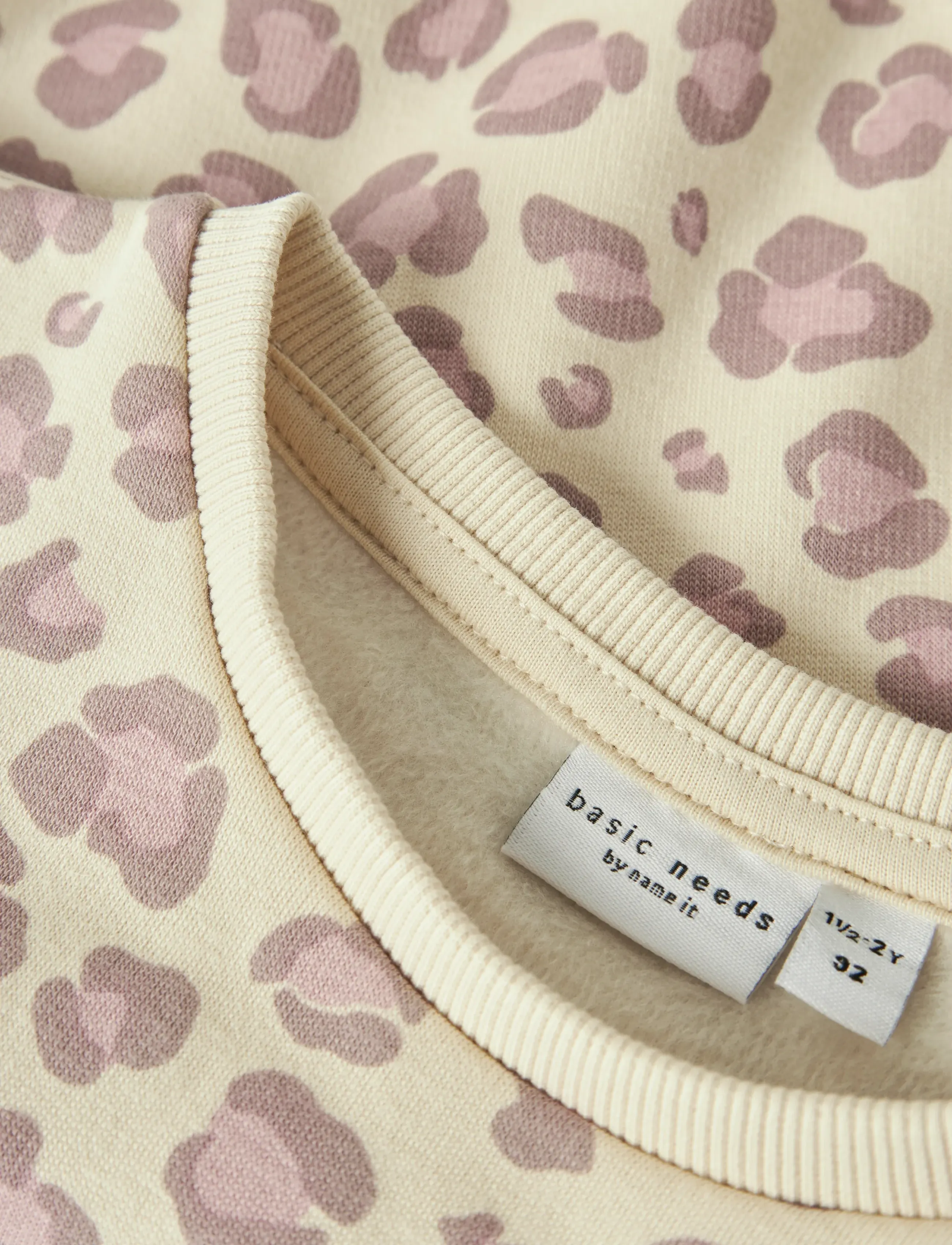 name it - NMFDAVINA LS SWEAT FLEECE BRU NOOS - sweatshirts - summer sand - 2