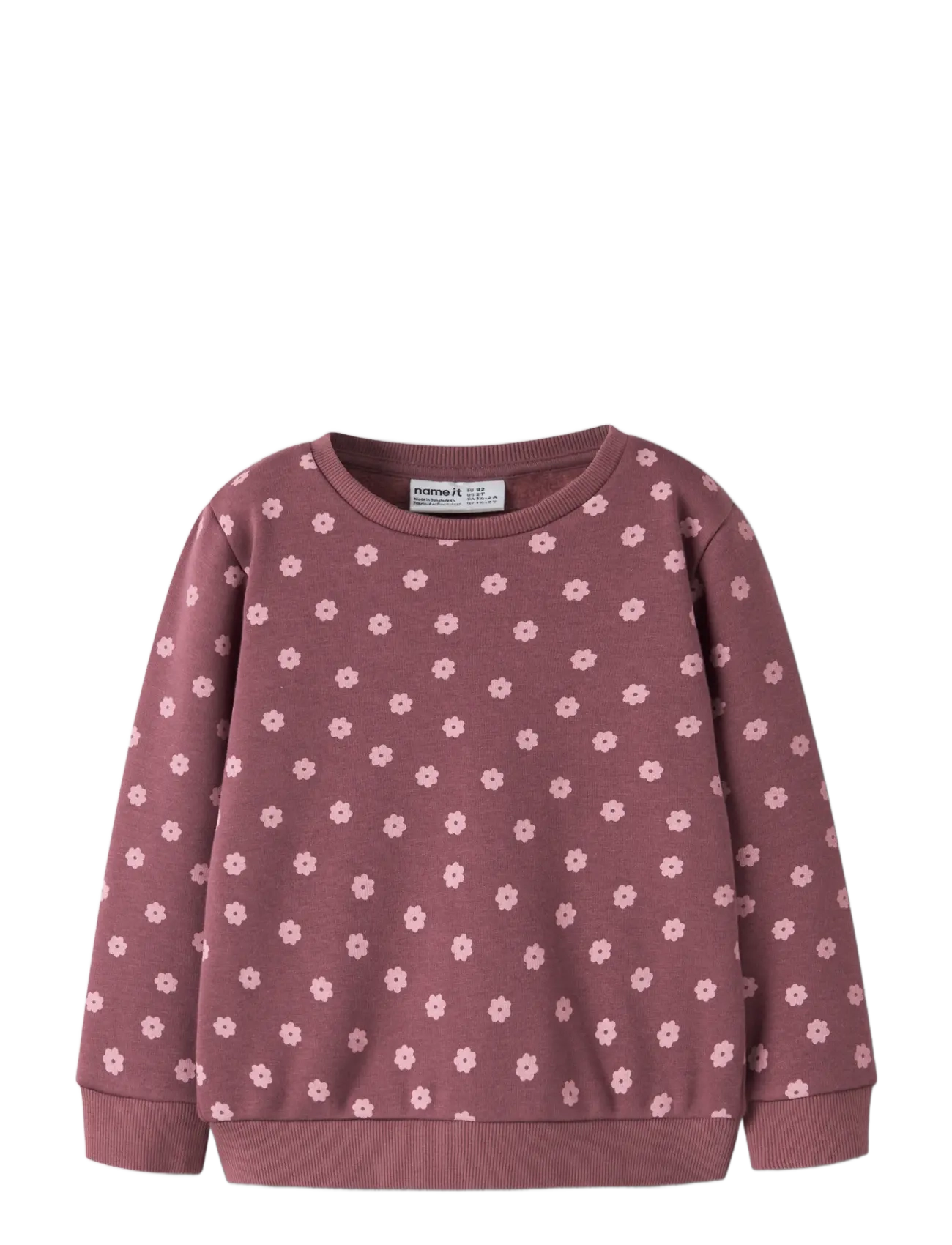 name it - NMFDAVINA LS SWEAT FLEECE BRU NOOS - sweatshirts - wild ginger - 2