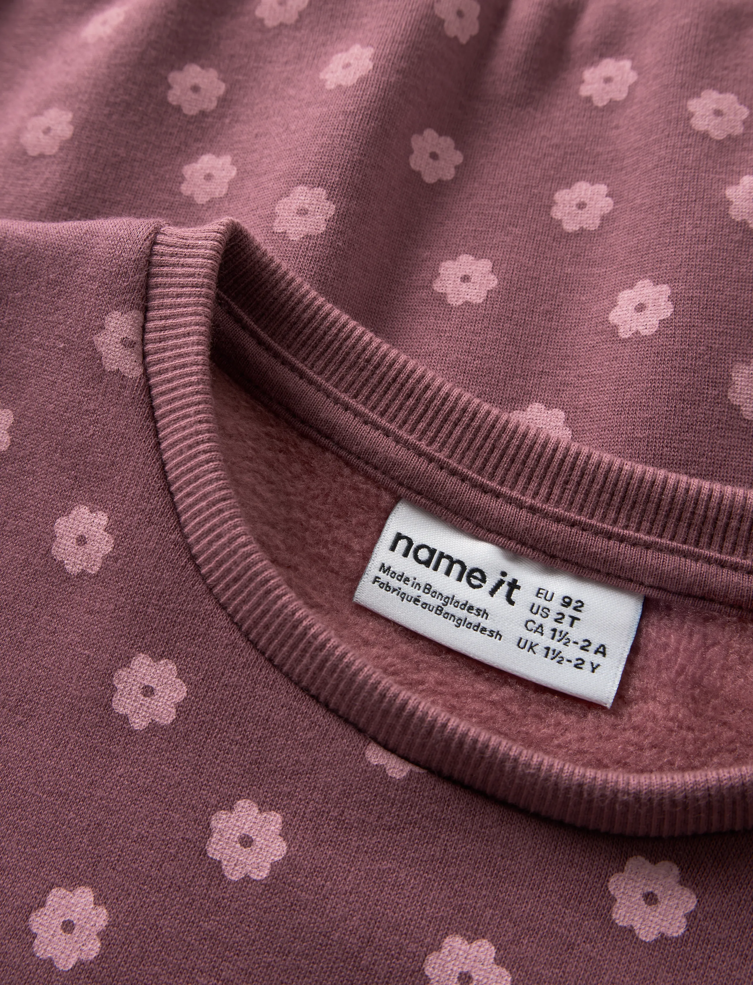 name it - NMFDAVINA LS SWEAT FLEECE BRU NOOS - sweatshirts - wild ginger - 3