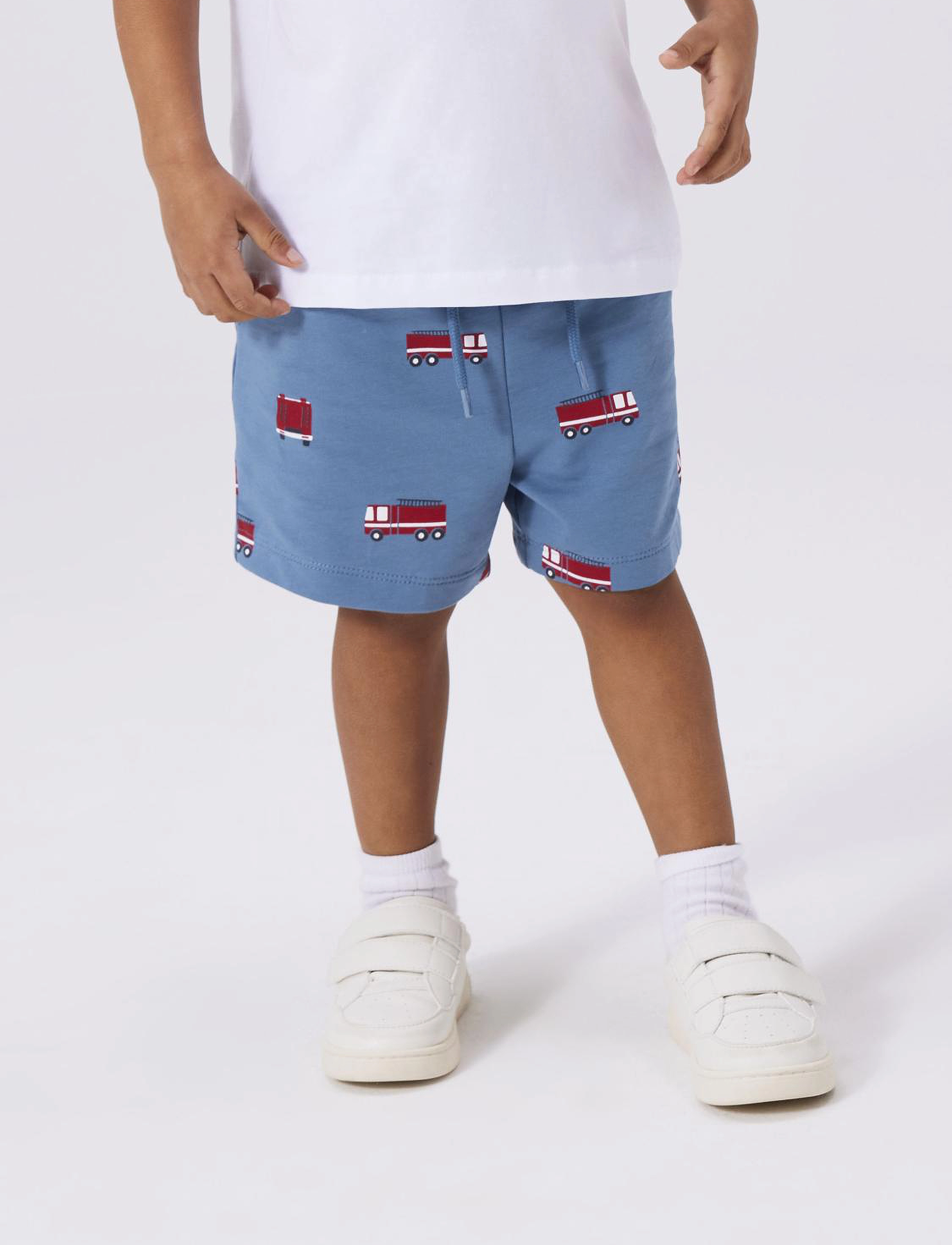 name it - NMMFOBJORN NREG SWE SHORTS UNB - provincial blue - 4