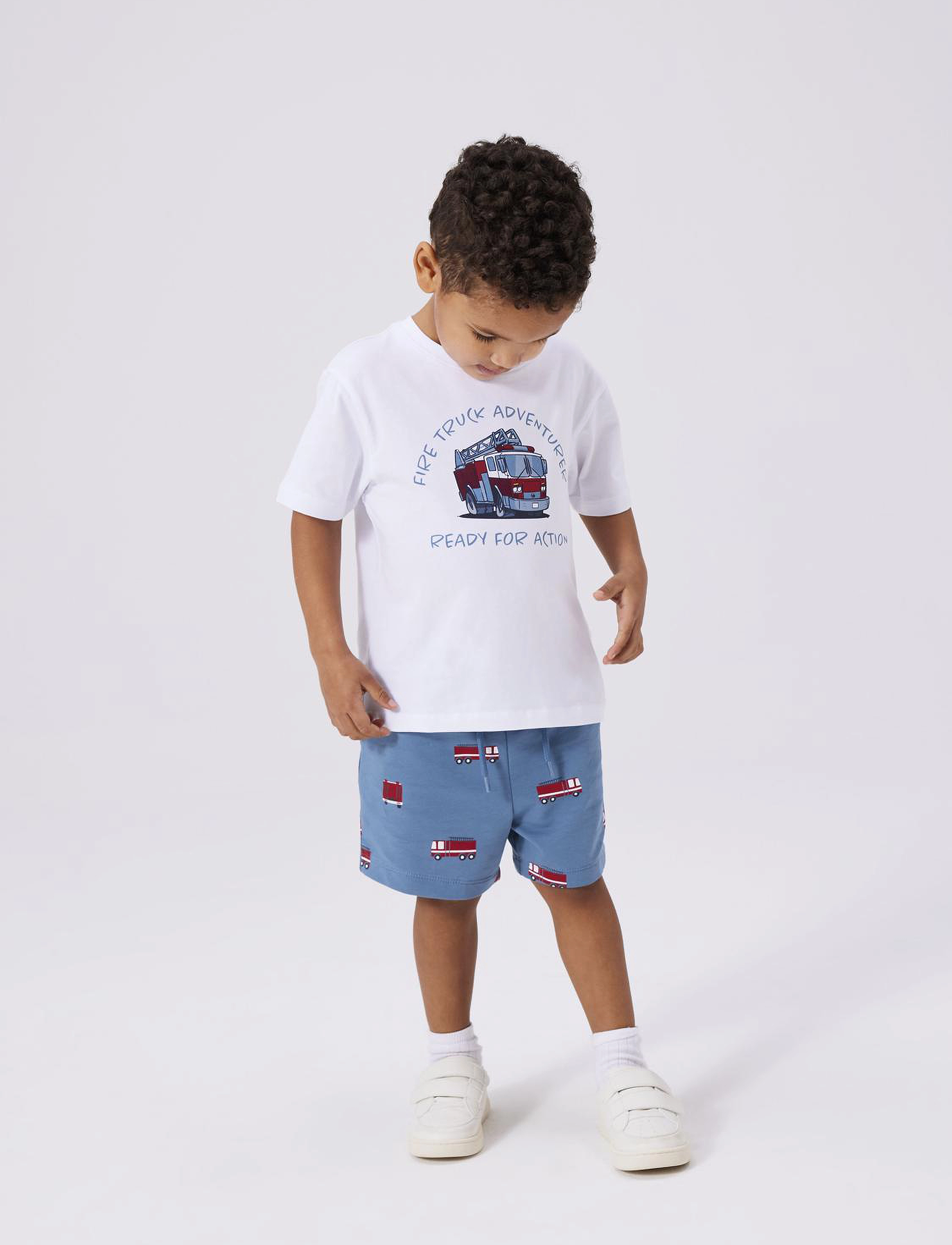 name it - NMMFOBJORN NREG SWE SHORTS UNB - provincial blue - 5