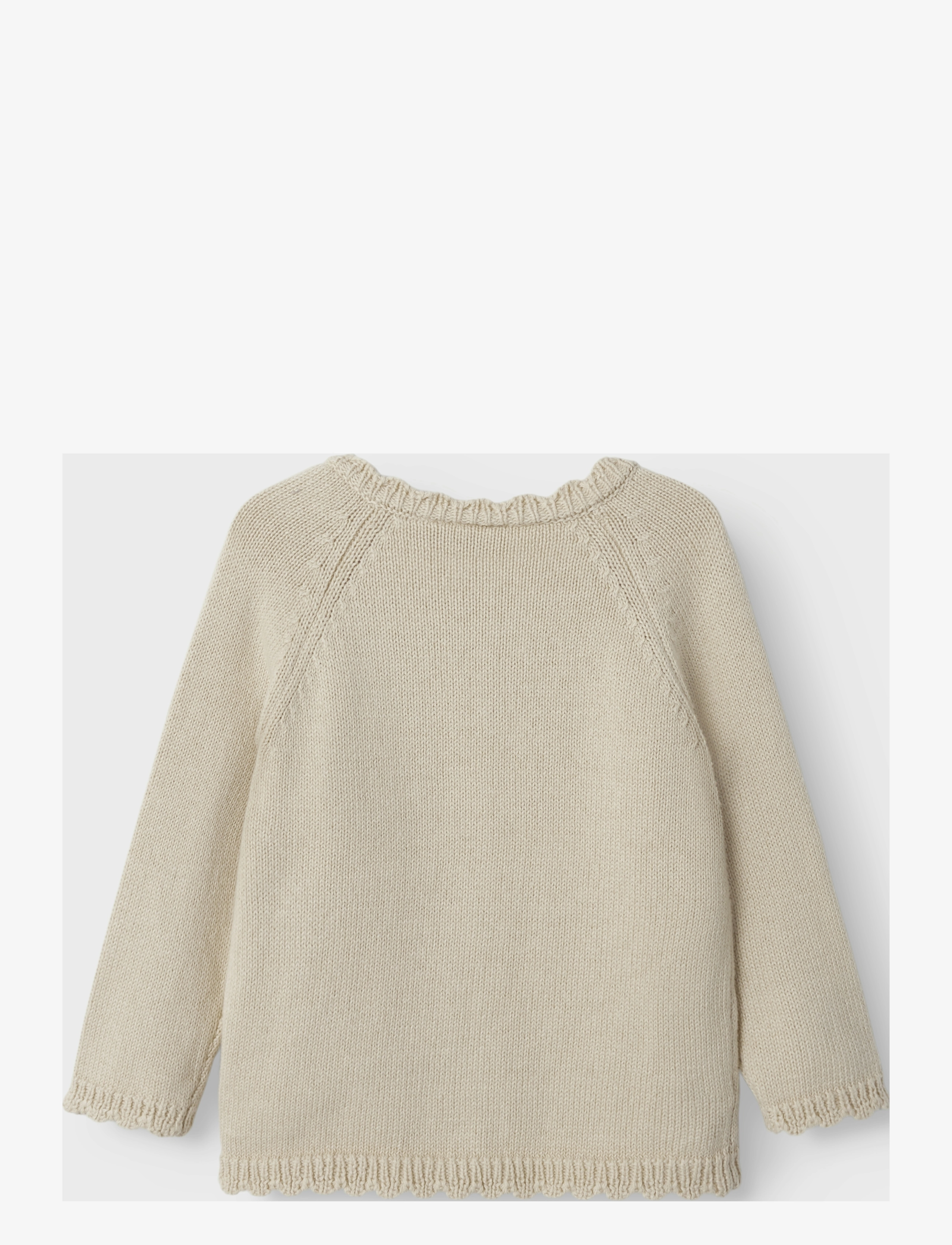 name it - NBFBILILI LS KNIT CARD - summer sand - 1