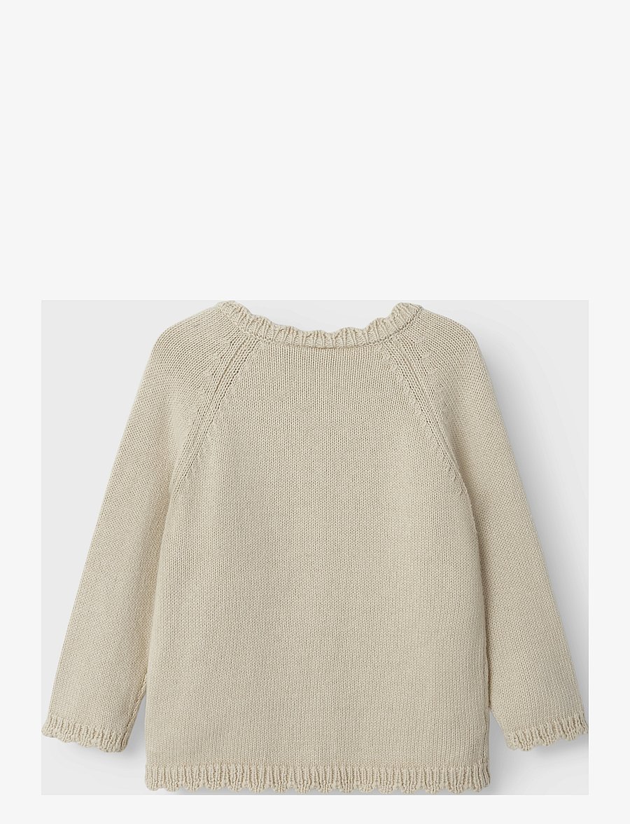 name it - NBFBILILI LS KNIT CARD - summer sand - 1