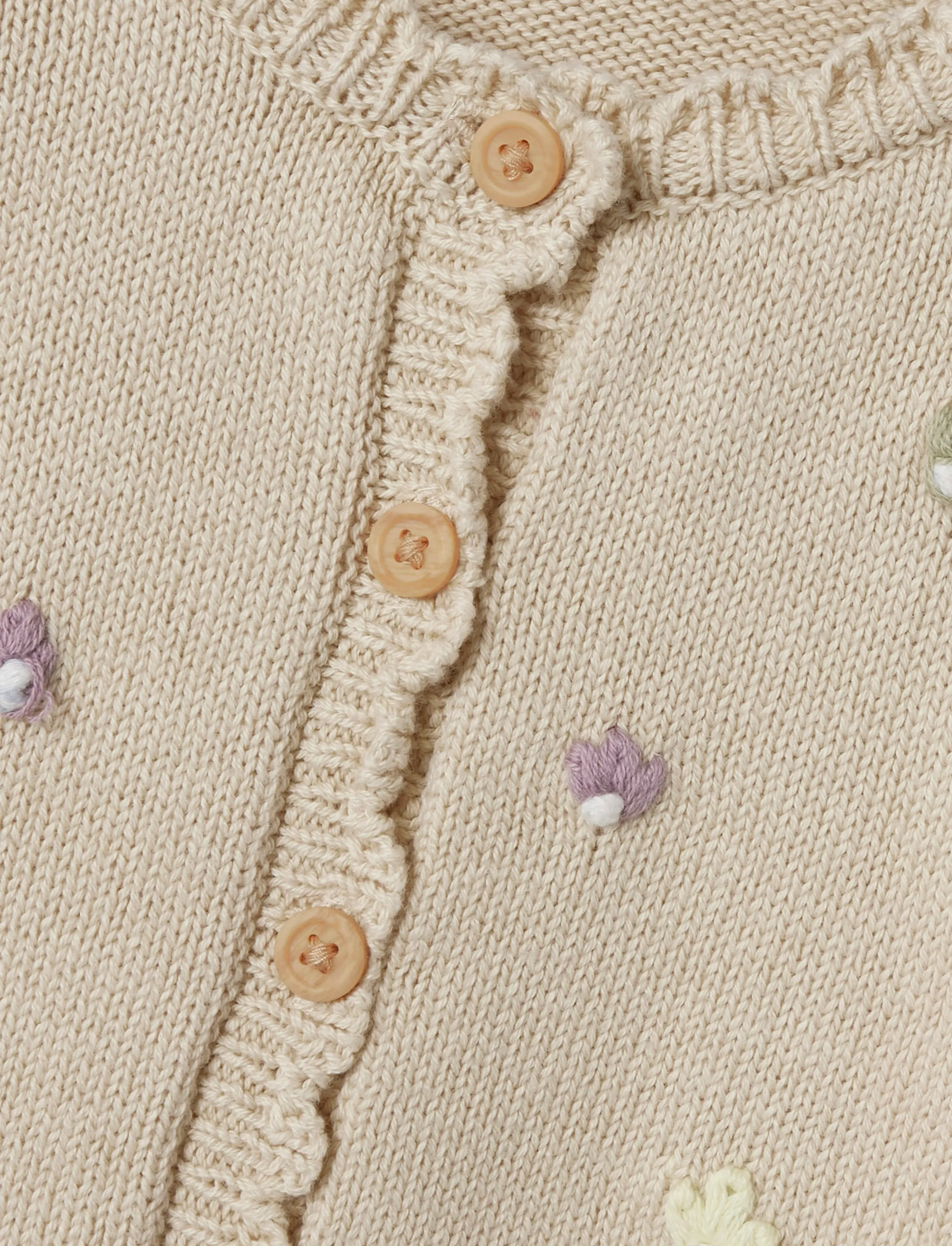 name it - NBFBILILI LS KNIT CARD - summer sand - 2