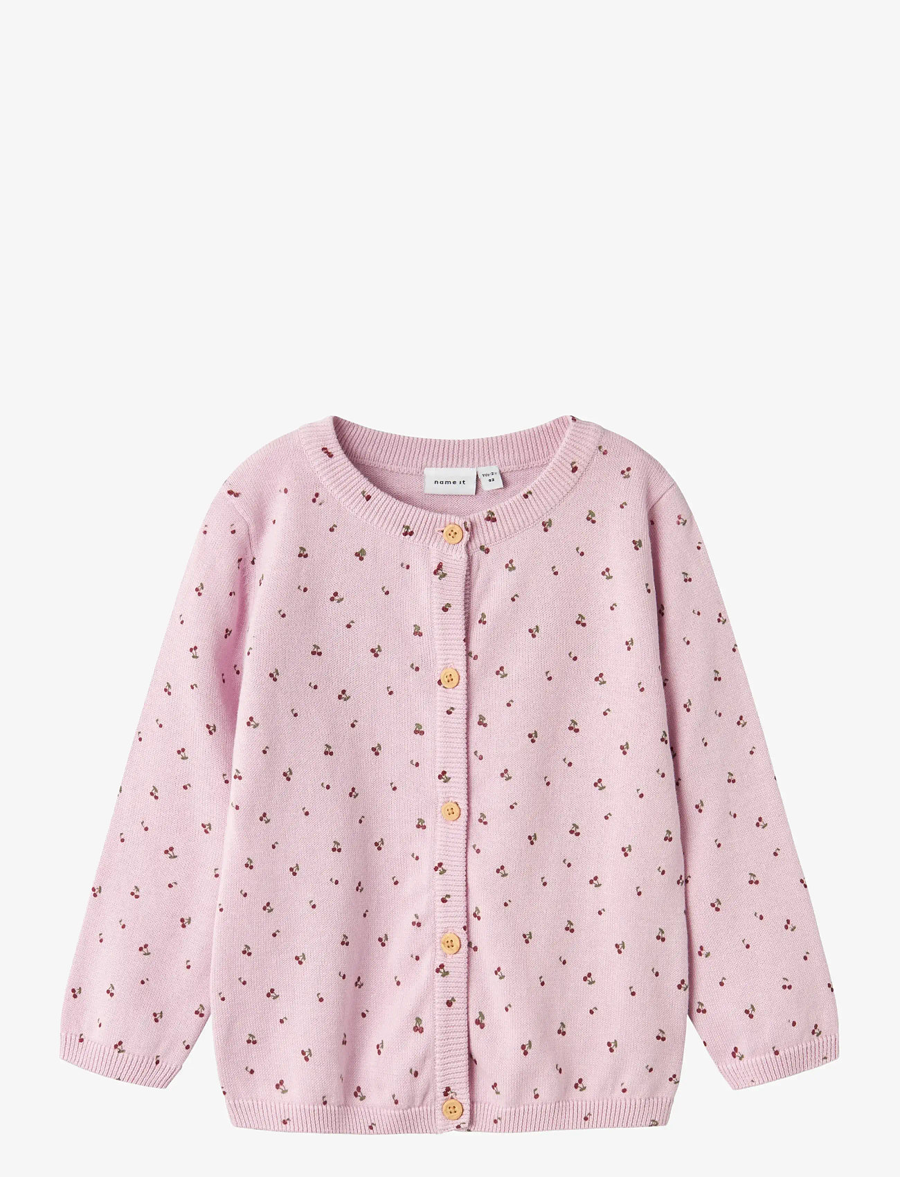 name it - NMFBASINE LS KNIT CARD - winsome orchid - 0