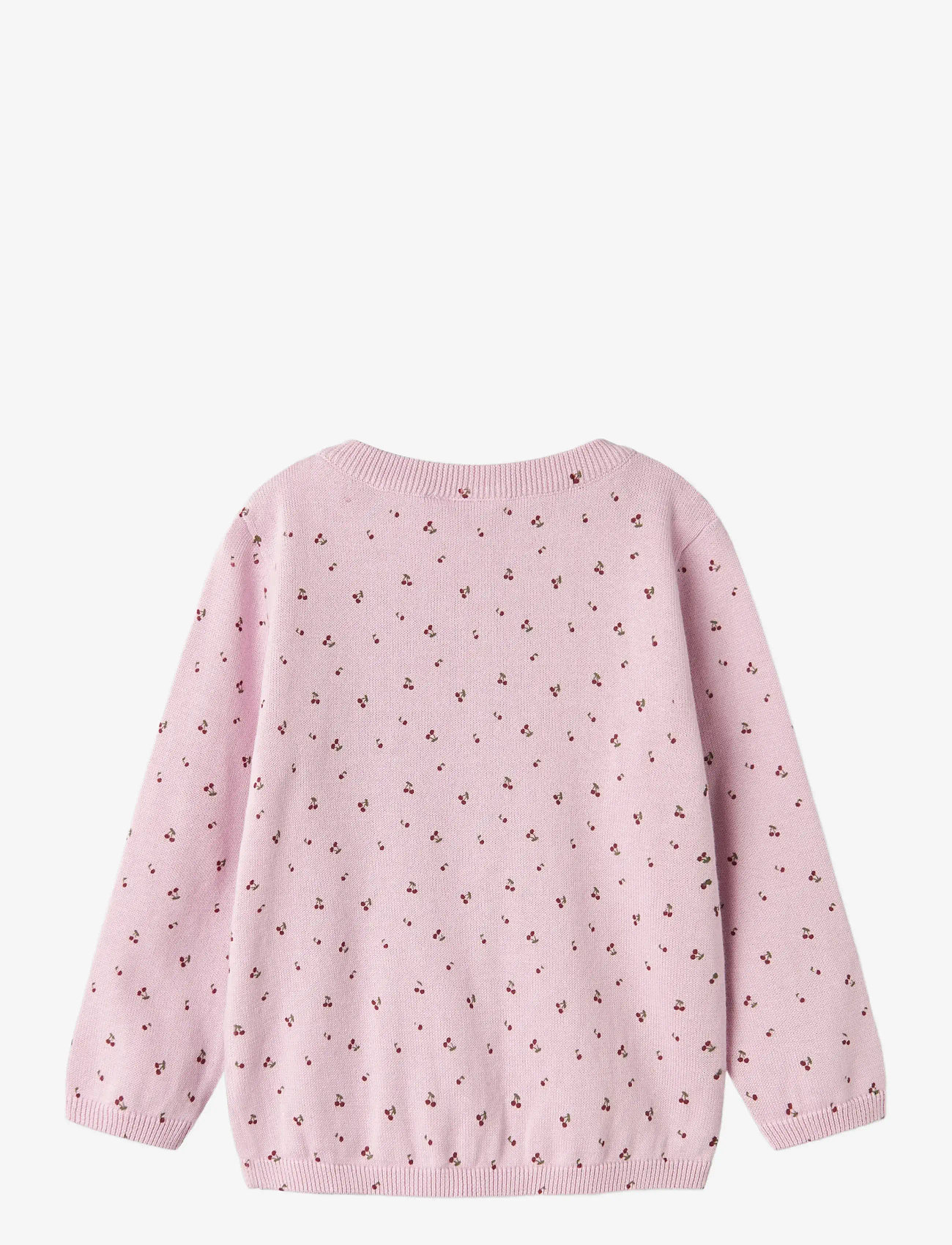 name it - NMFBASINE LS KNIT CARD - winsome orchid - 1