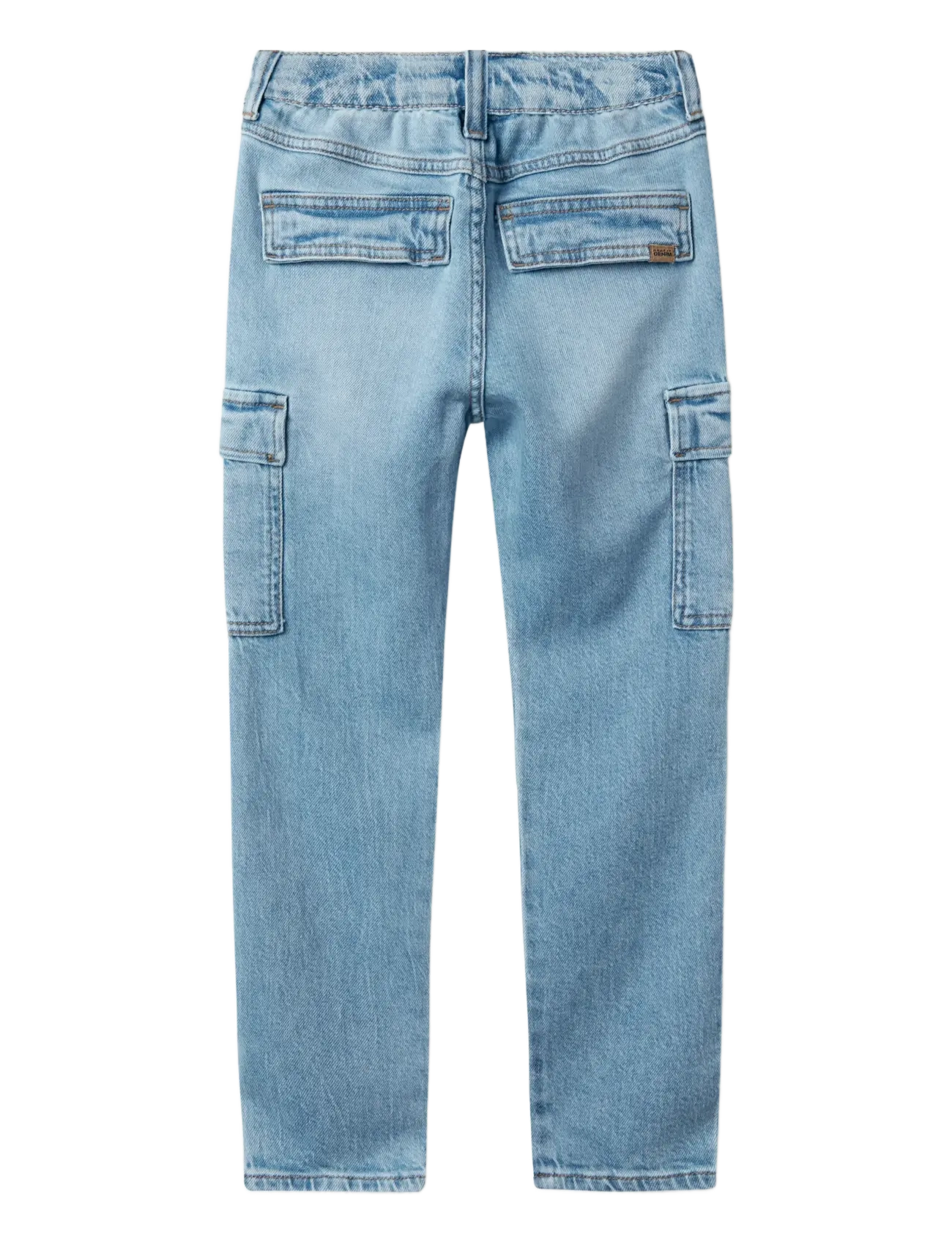 name it - NKMSILAS TAPERED CARG JEANS 6650-AZ NOOS - regular jeans - light blue denim - 1
