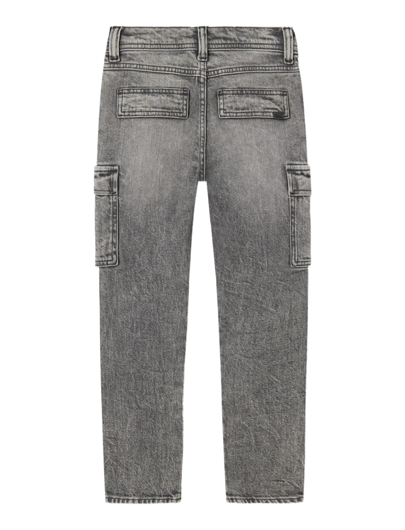 name it - NKMSILAS TAPERED CARG JEANS 6650-AZ NOOS - regular jeans - medium grey denim - 1