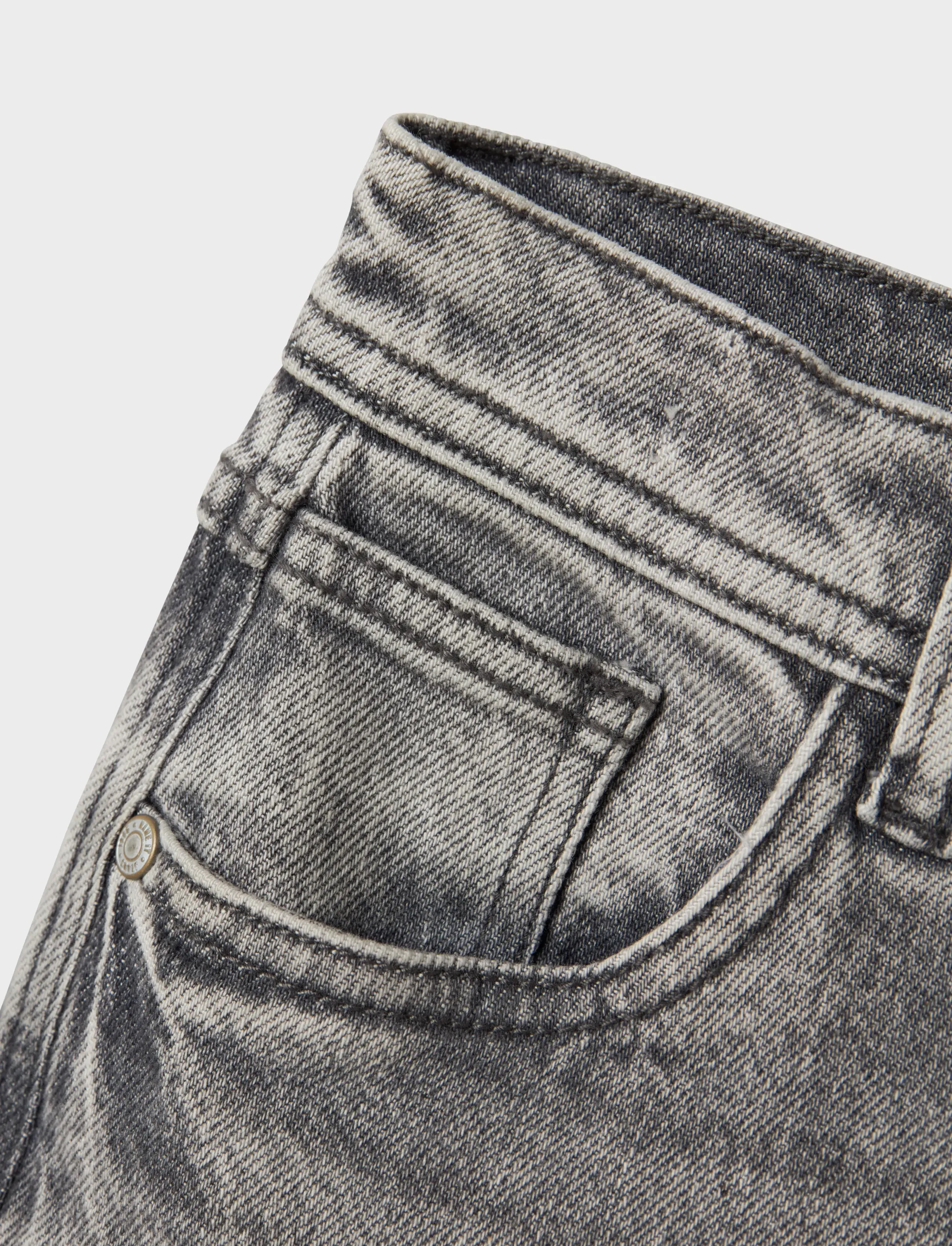 name it - NKMSILAS TAPERED CARG JEANS 6650-AZ NOOS - regular jeans - medium grey denim - 3