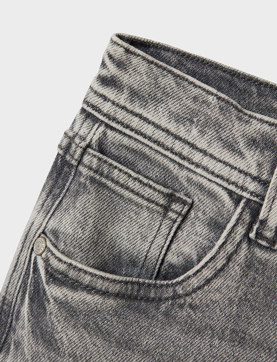 name it - NKMSILAS TAPERED CARG JEANS 6650-AZ NOOS - regular jeans - medium grey denim - 3
