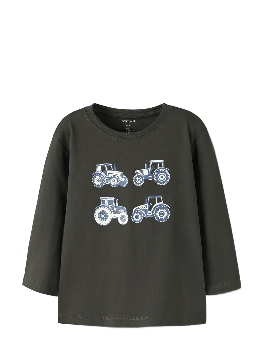 name it - NMMVICTOR 2P LS NREG TOP - langärmelig - peat - 2