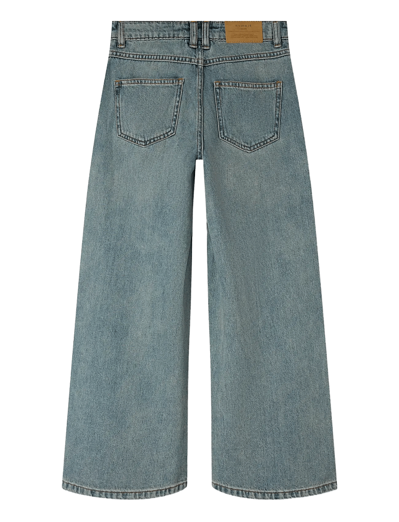 name it - NKFBELLA SKATER XWIDE JEANS 3111-ZA NOOS - wide leg jeans - vintage medium blue denim - 2