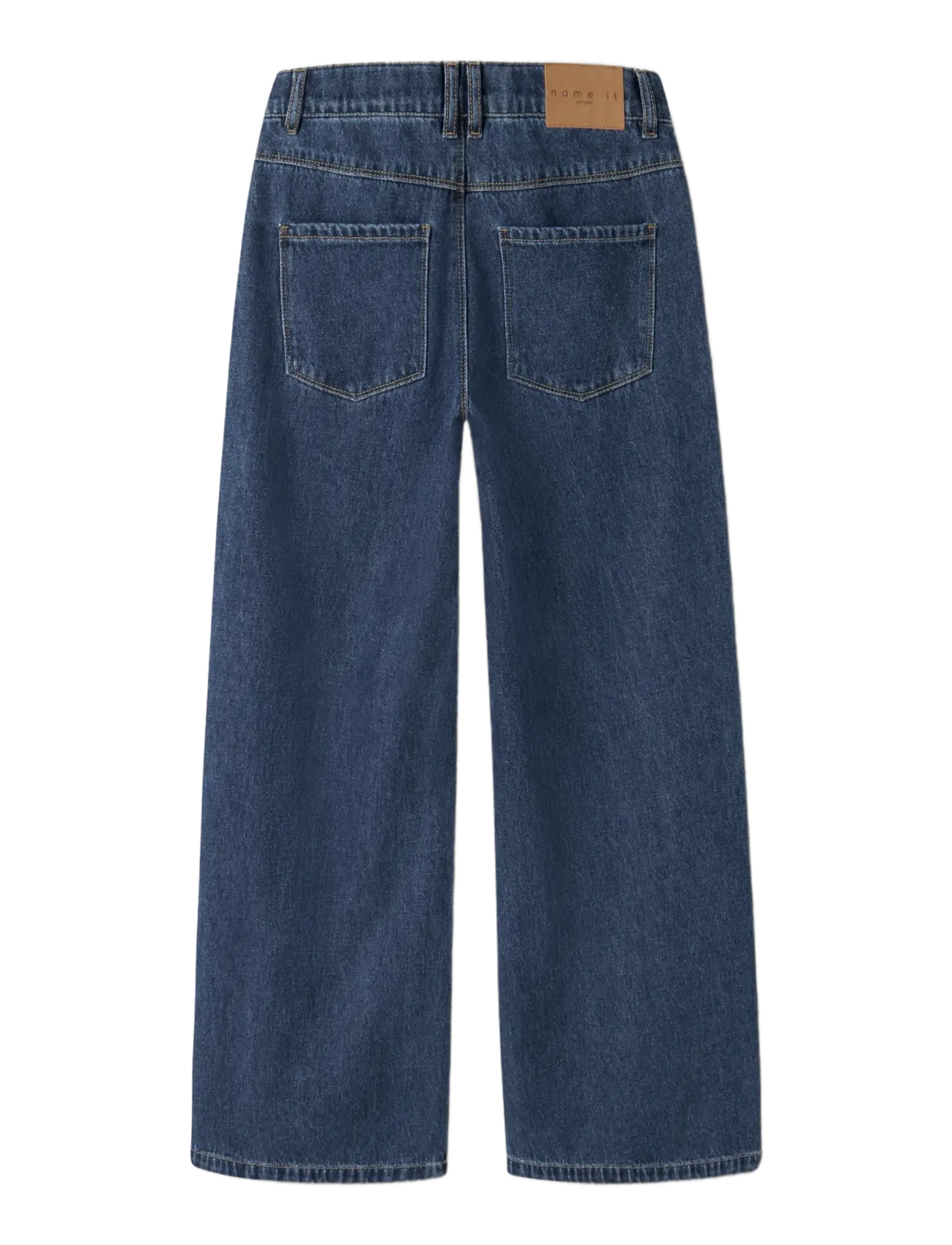 name it - NKFBELLA SKATER XWIDE JEANS 3111-ZA NOOS - laia säärega teksad - dark blue denim - 1
