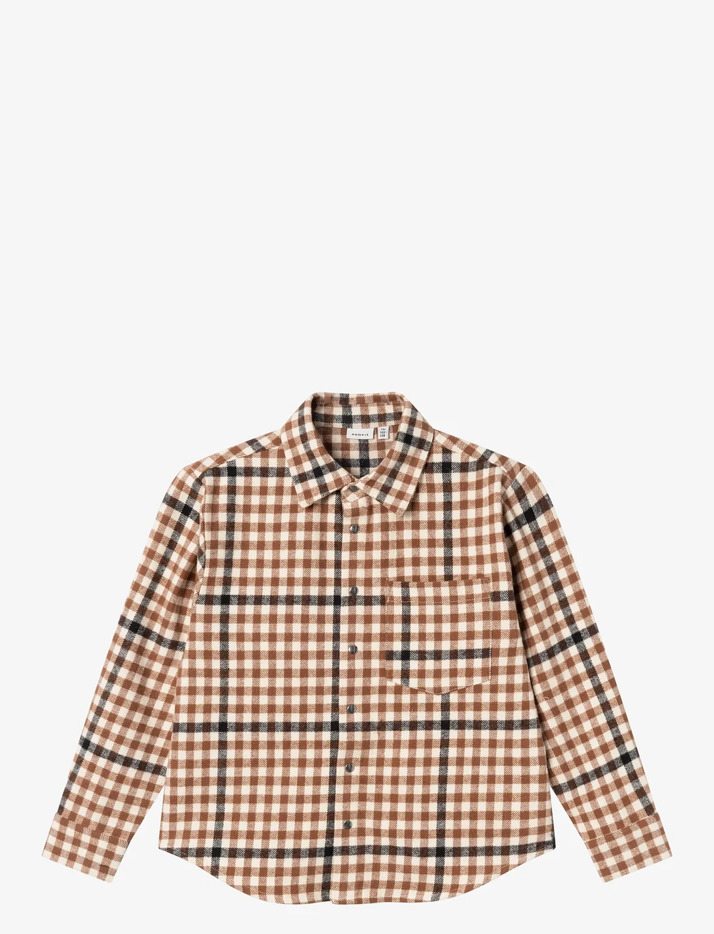 name it - NKMNIDENNIS OS SHIRT - långärmade skjortor - weathered teak - 0