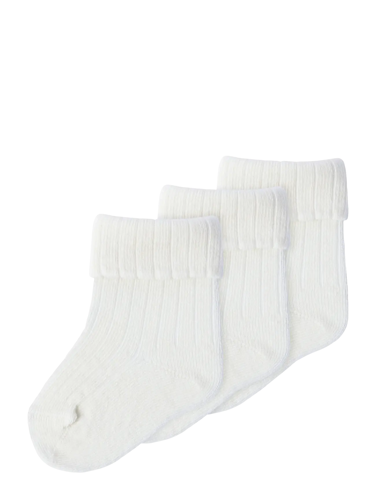 name it NBNHOBBU 3P SOCKS - Bebisstrumpor - CLOUD DANCER / white