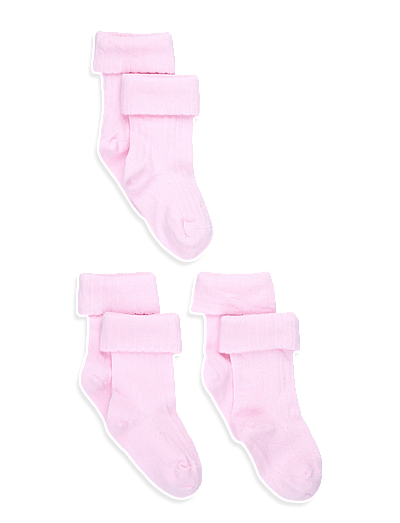 name it NBNHOBBU 3P SOCKS - Strumpor & Tights - CRADLE PINK / pink/rose