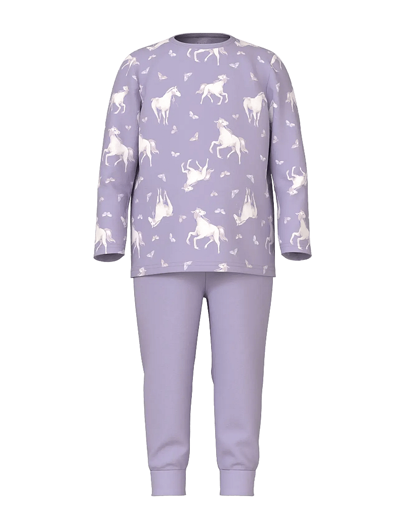 name it - NMFNIGHTSET PASTEL LILAC HORSE NOOS - setit - pastel lilac - 0