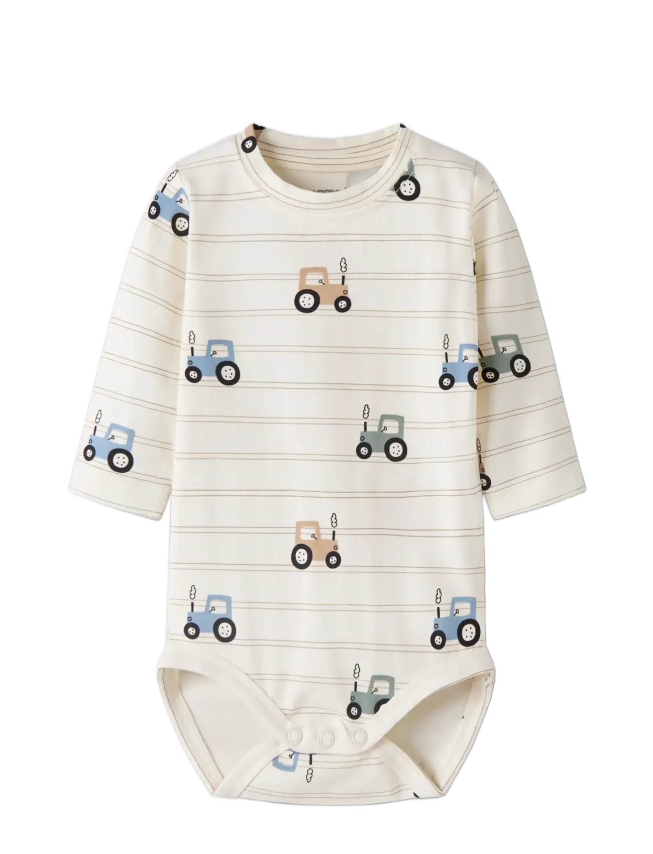 name it - NBMVONNE SWEAT OVERALL BOX BRU SET - sets mit body - antique white - 1