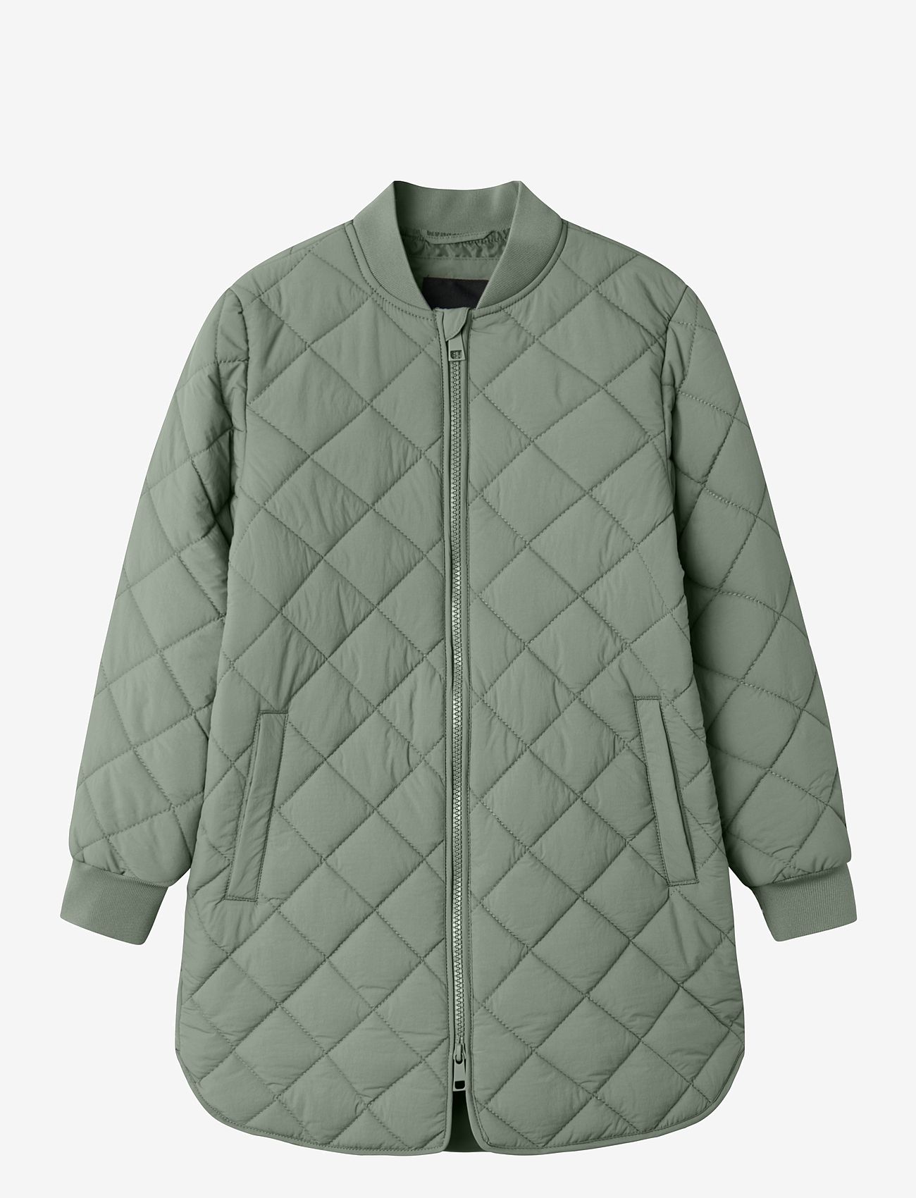 name it - NKFMARLIN QUILT JACKET LONG TB - quiltade jackor - shadow - 0