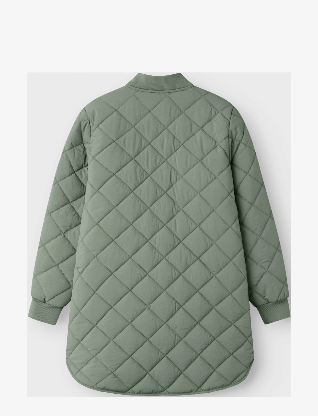 name it - NKFMARLIN QUILT JACKET LONG TB - rudeninės striukės - shadow - 1