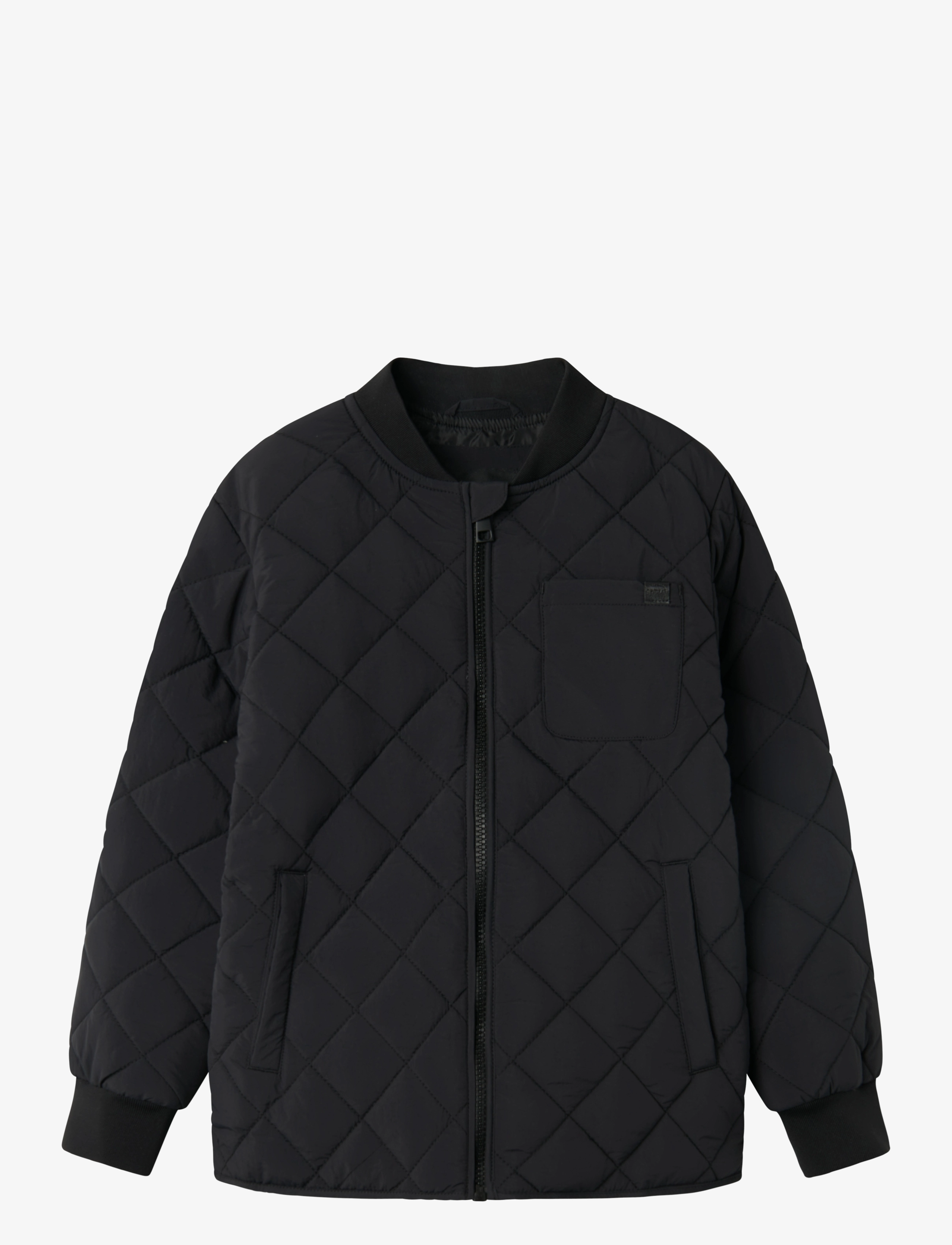 name it NKMMARLIN QUILT JACKET TB - Steppjacken - BLACK / black