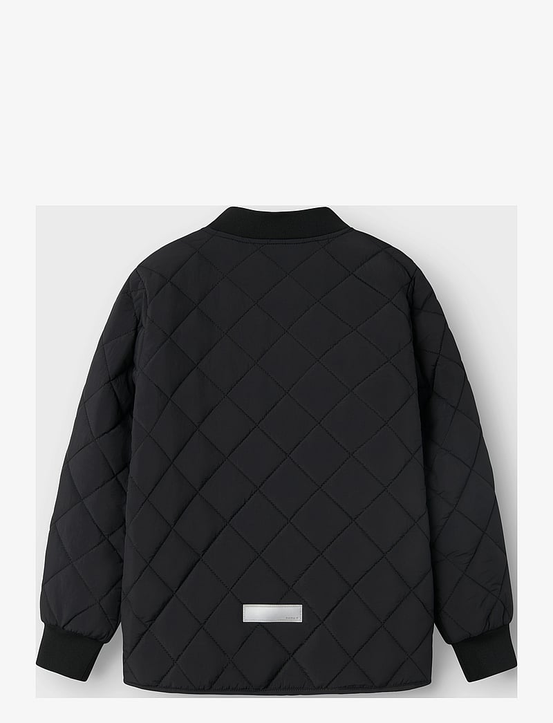 name it - NKMMARLIN QUILT JACKET TB - steppjacken - black - 1