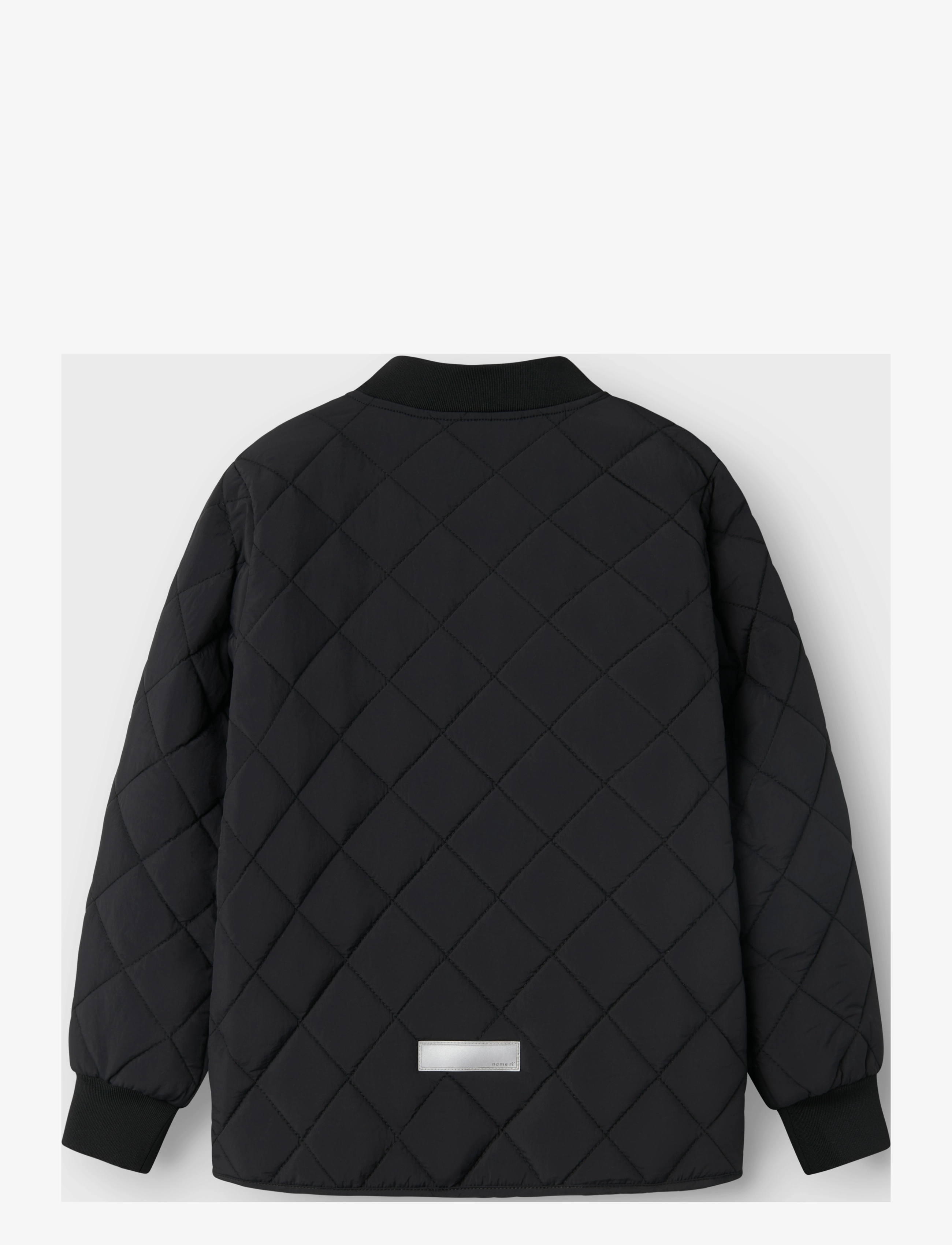 name it - NKMMARLIN QUILT JACKET TB - quiltede jakker - black - 1
