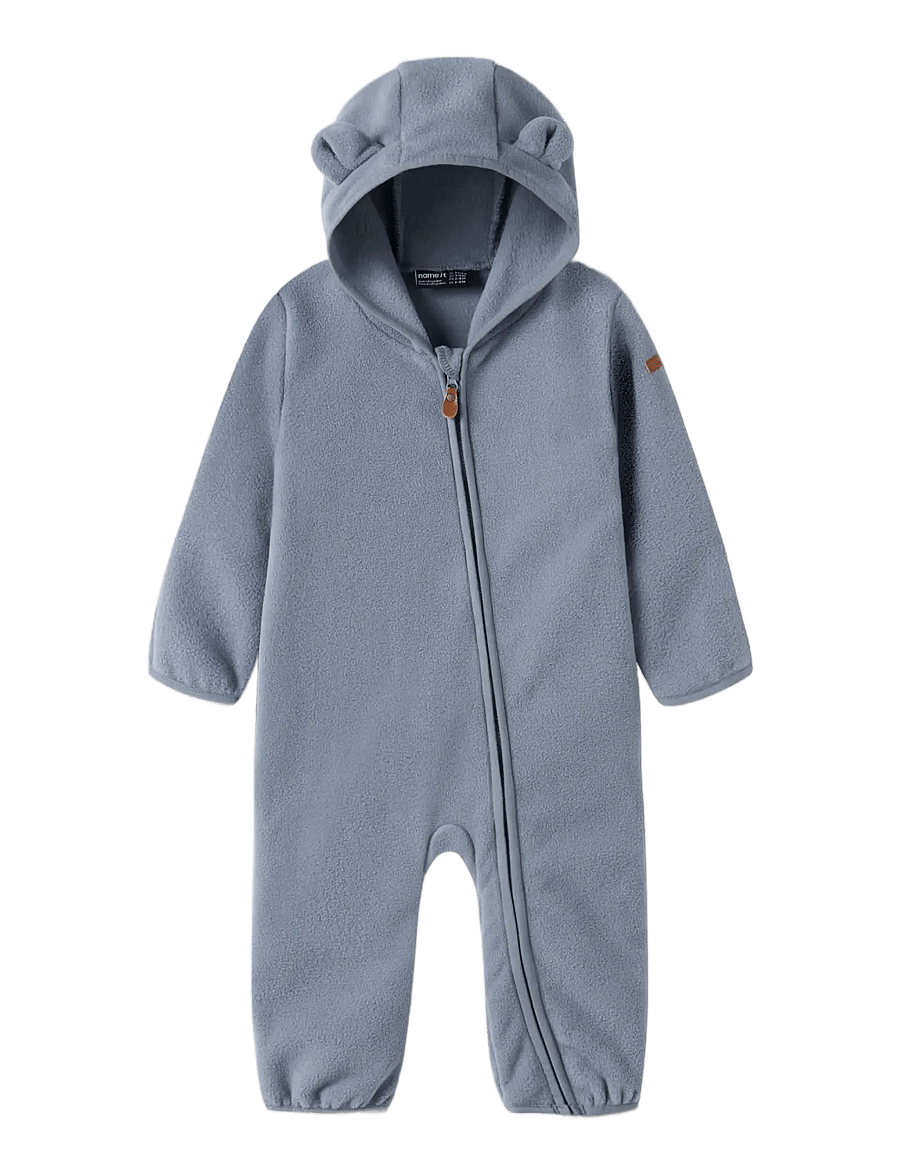 name it - NBNMEEKO SUIT SOLID - fleecedresser - flint stone - 0