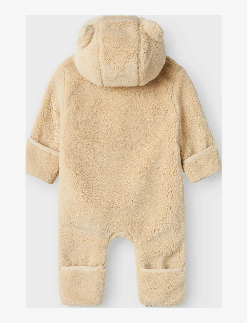name it - NBNMAYAN TEDDY SUIT SOLID - fleece overalls - fog - 1