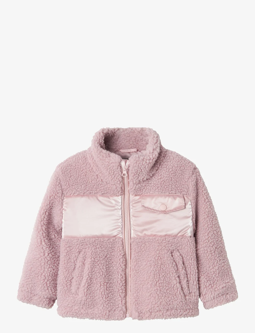 name it - NMFMIFFI TEDDY JACKET - fleecejakker - pale mauve - 0