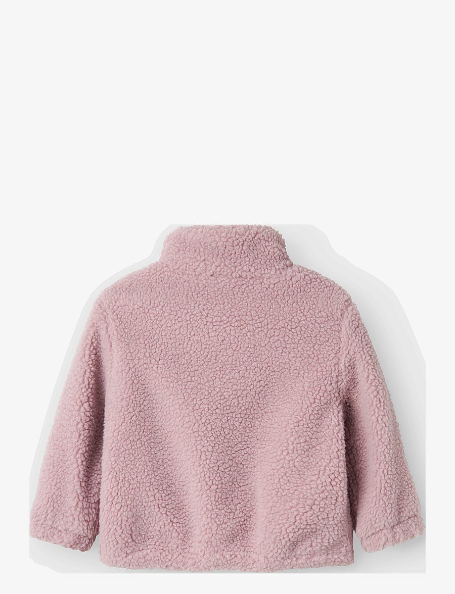name it - NMFMIFFI TEDDY JACKET - fleecejacken - pale mauve - 1