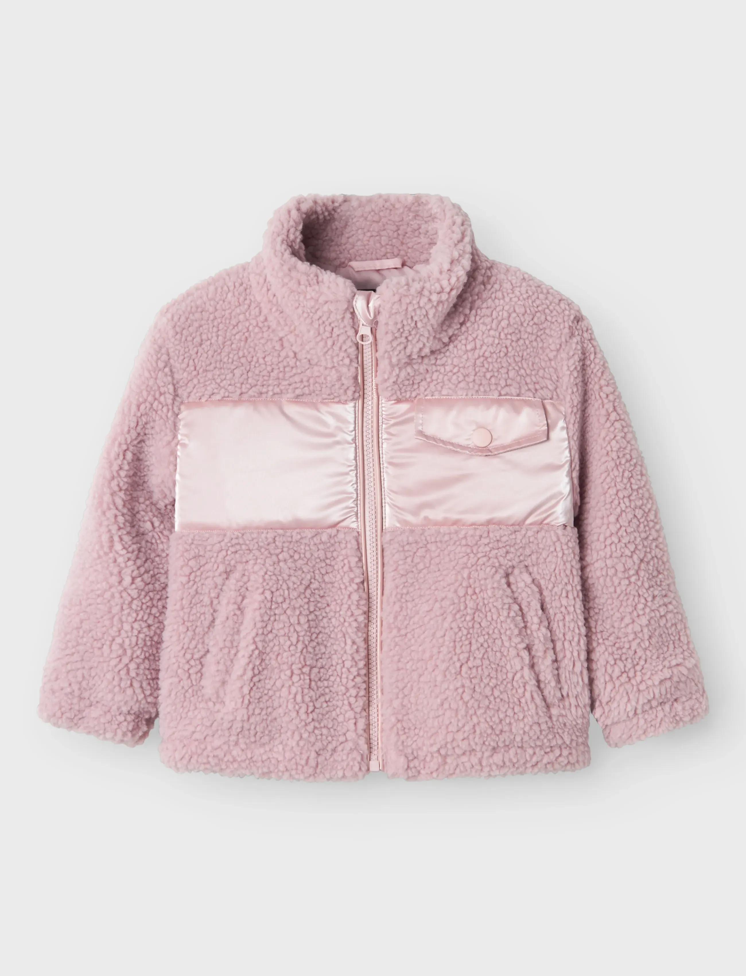 name it - NMFMIFFI TEDDY JACKET - fleecejackor - pale mauve - 2