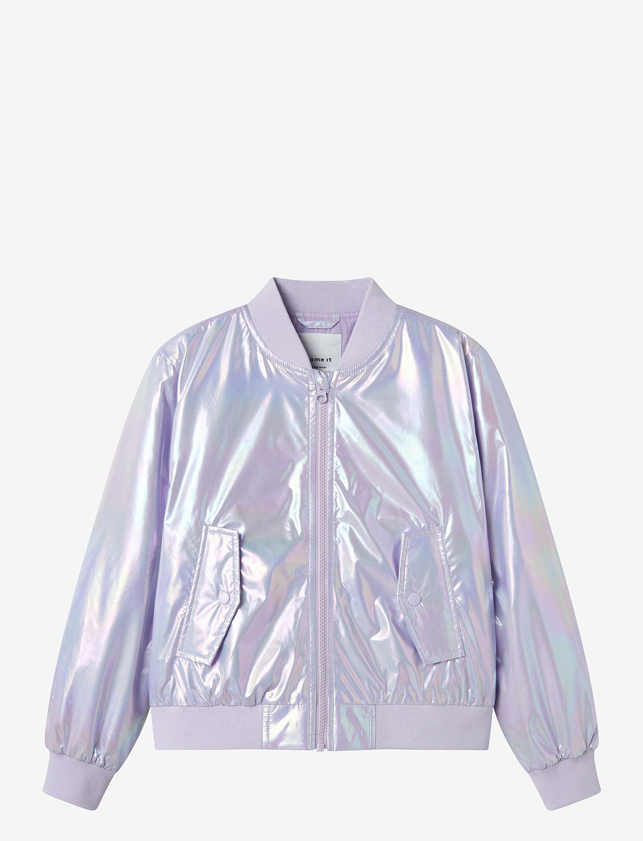 name it - NKFMOLINA BOMBER JACKET SHINY - lendurijakid - orchid bloom - 0