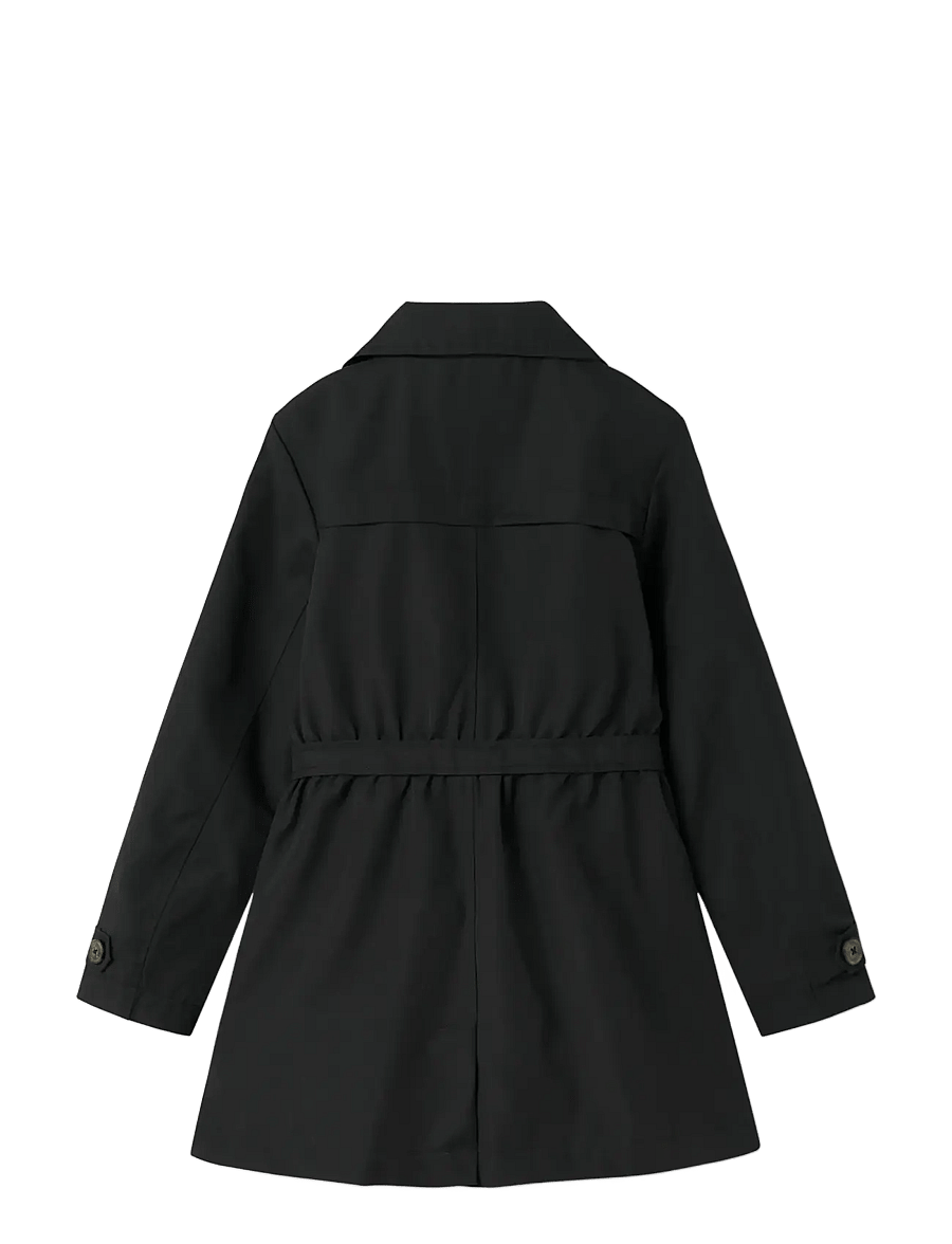 name it - NKFMADELIN TRENCH COAT NOOS - mäntel - black - 1