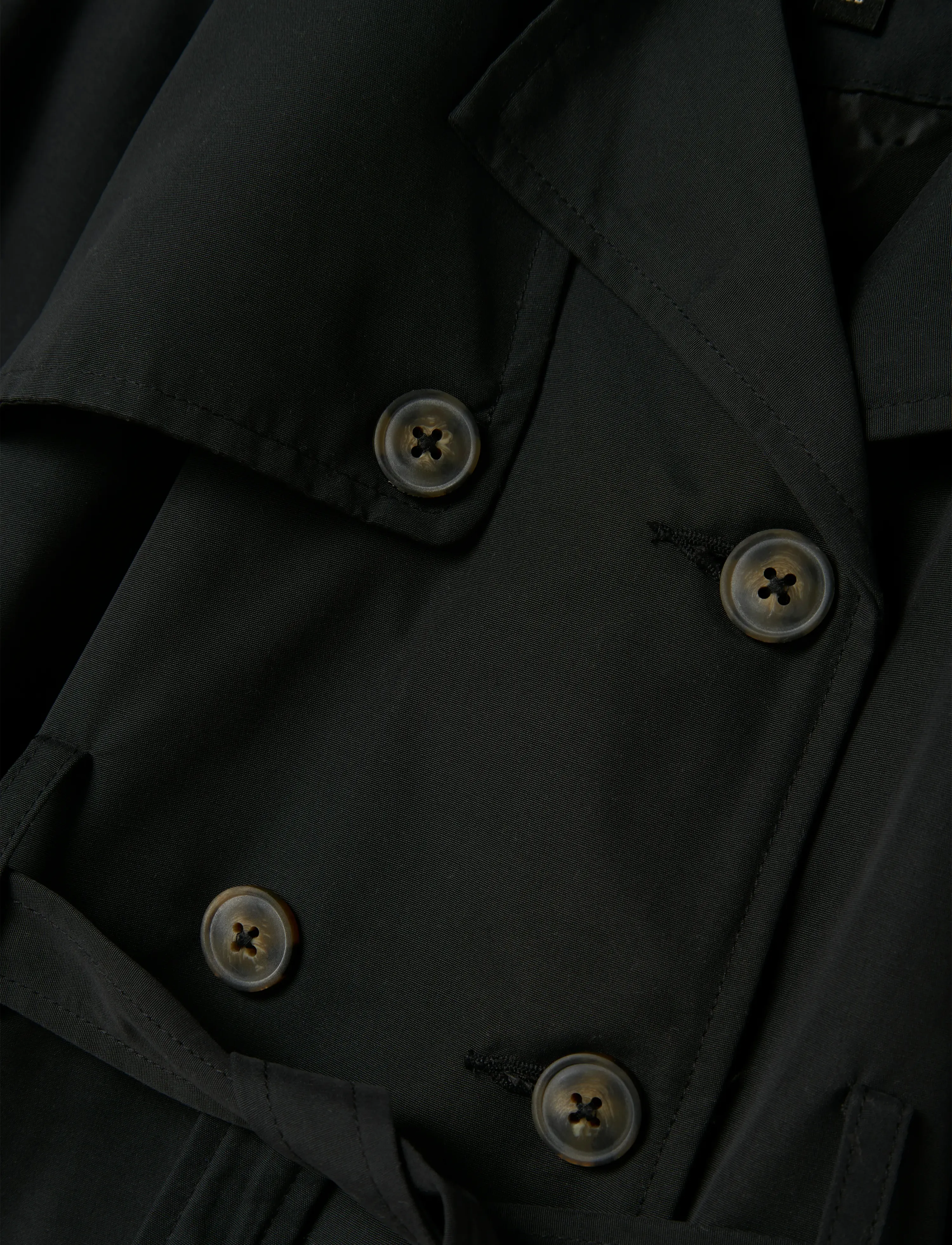 name it - NKFMADELIN TRENCH COAT NOOS - frakker - black - 3